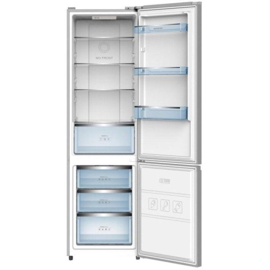 Frigorífico Combi Infiniton FGC-340C20XEN No Frost 180cm 340L E Inox