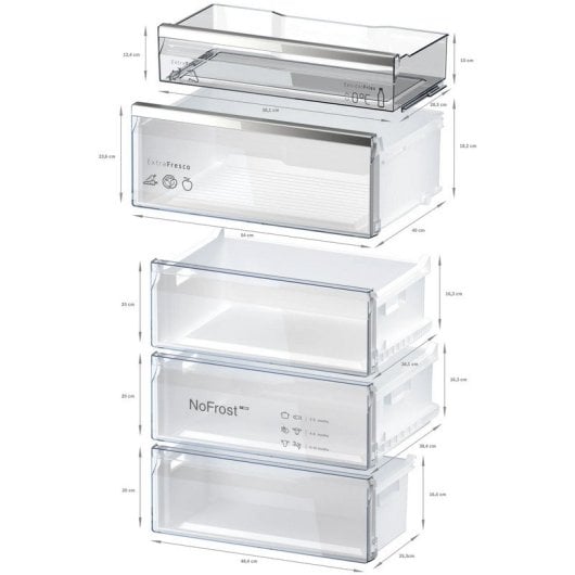 Balay 3KFC879NI Frigorífico Combi 311L C Cristal Negro