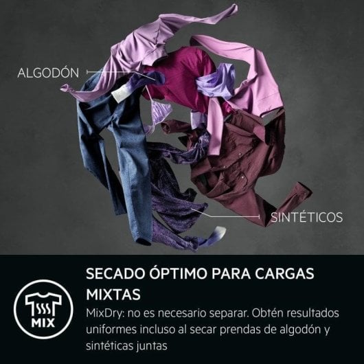 Secadora de bomba de calor AEG TR719G2PB 9kg Classe C porta reversível