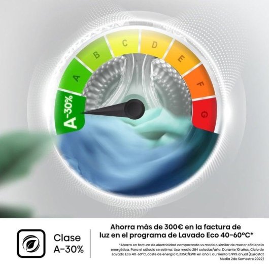 Máquina de Lavar Roupa Hisense WD3S8043BW3 8 kg 1400rpm A Branco WiFi Vapor