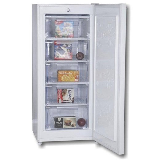 Congelador Rommer CVE 121 vertical 145L E blanco silencioso compacto