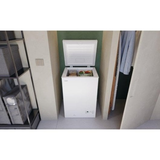 Congelador Candy CHAE 1002E 97L E Arcón Independente Branco Ecrã Rápido