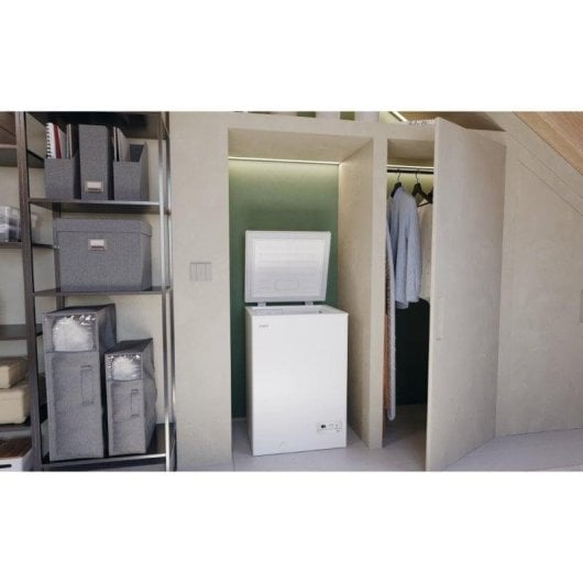 Congelador Candy CHAE 1002E 97L E Arcón Independente Branco Ecrã Rápido