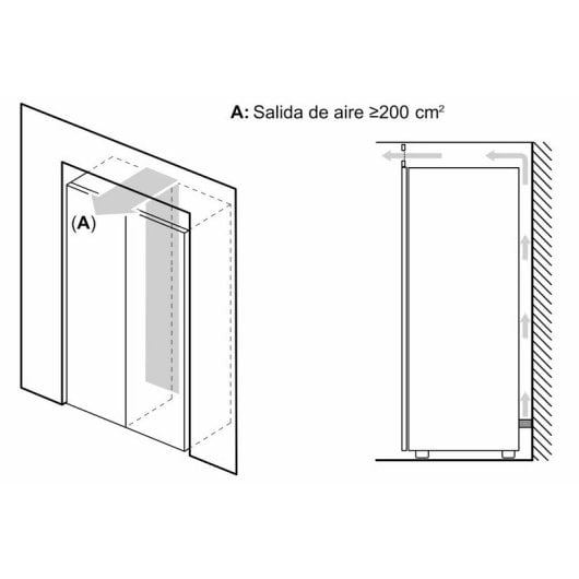 Balay 3GFE564ME Congelador Vertical Uma Porta 242L E Aço Mate Anti-impressões Digitais