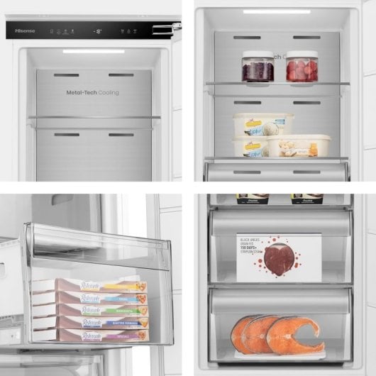 Hisense FT3B213SAWE Congelador Vertical Integrable Nofrost 250L E Blanco