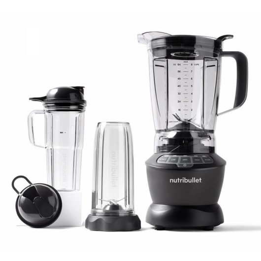 Batidora de Vaso Nutribullet Full Size Combo 1.8L 1200W Cinzento