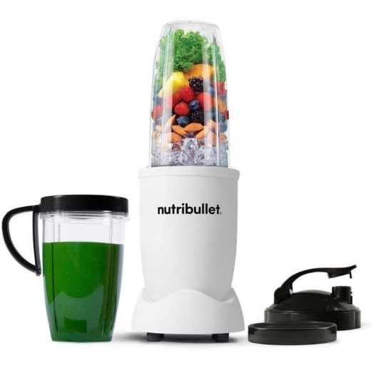 Frullatore Nutribullet Pro 900 0.9L 900W Bianco con Funzione Pulse