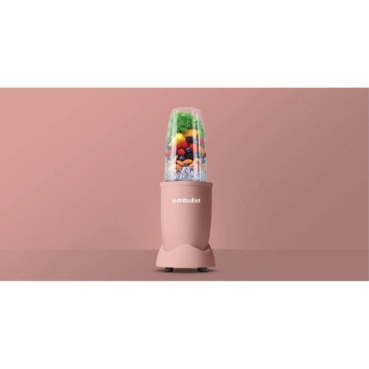Licuadora Nutribullet NB907MACL Pro Mineral 900W 0.9L Rosa vaso plastica