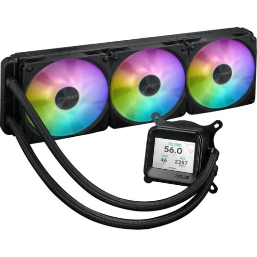 ASUS Prime LC 360 ARGB LCD Kit Refrigeración Líquida con Pantalla LCD 360mm Negro