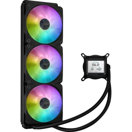 ASUS Prime LC 360 ARGB LCD Kit Refrigeración Líquida con Pantalla LCD 360mm Negro