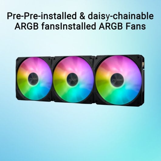 ASUS Prime LC 360 ARGB LCD Kit Refrigeración Líquida con Pantalla LCD 360mm Negro