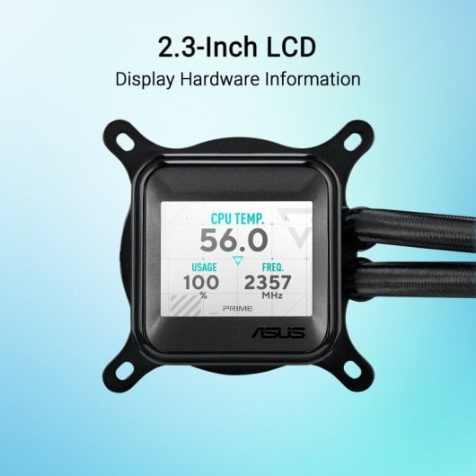 ASUS Prime LC 360 ARGB LCD Kit Refrigeración Líquida con Pantalla LCD 360mm Negro