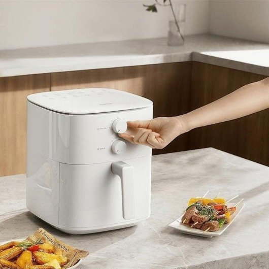 Friggitrice ad Aria Xiaomi MAF13 6L 1550W Bianca Programmi Automatici