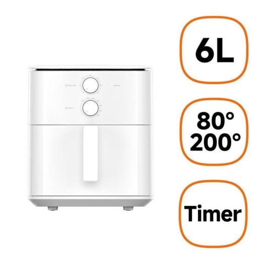 Airfryer Xiaomi MAF13 6 L 1550 W met Timer