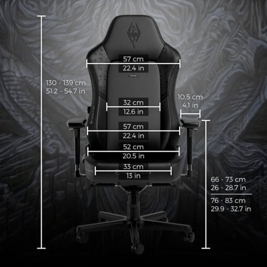 Chaise de héros Noblechairs - The Elder Scrolls V : Skyrim10th Anniversary Edition