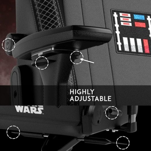 Noblechairs HERO STAR WARS Darth Vader Edition Silla Gaming Negra