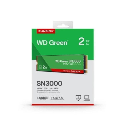 SanDisk SN3000 2,05 TB M.2 PCI Express 4.0 NVMe QLC 3D NAND