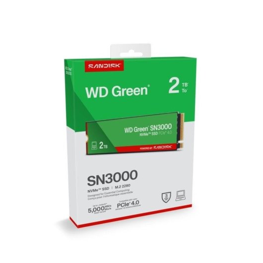 SanDisk SN3000 2,05 TB M.2 PCI Express 4.0 NVMe QLC 3D NAND