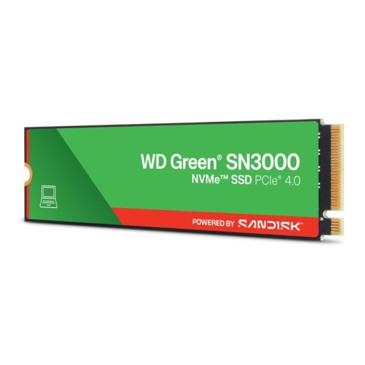WD Green SN3000 512GB SSD NVMe PCIe 4.0 M.2 Gen4 QLC 3D NAND 5000MB/s