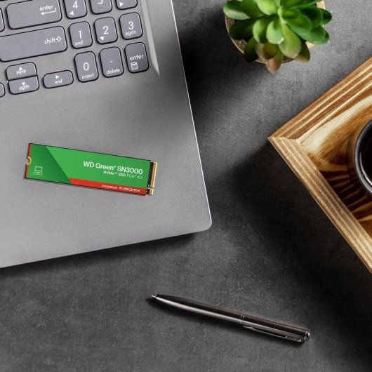 WD Green SN3000 500GB Disco SSD 5000MB/s NVMe PCIe 4.0 M.2 Gen4 QLC 3D NAND