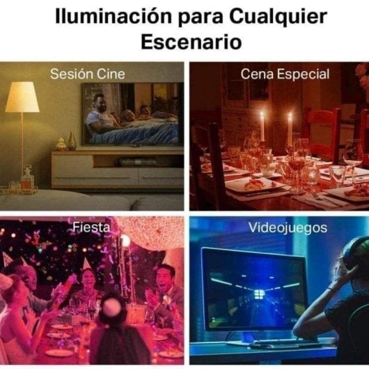 Ampoule intelligente TP-Link Tapo L530E Wi-Fi E27 RGB 806 lm Pack 4