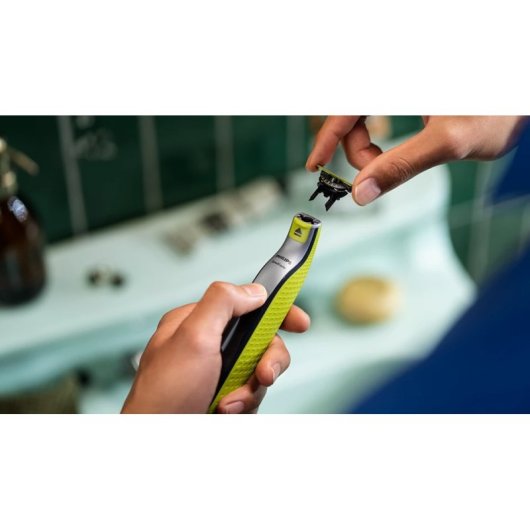 Philips OneBlade 360 QP2734/30 Máquina Aparadora de Barba Verde/Cinzenta