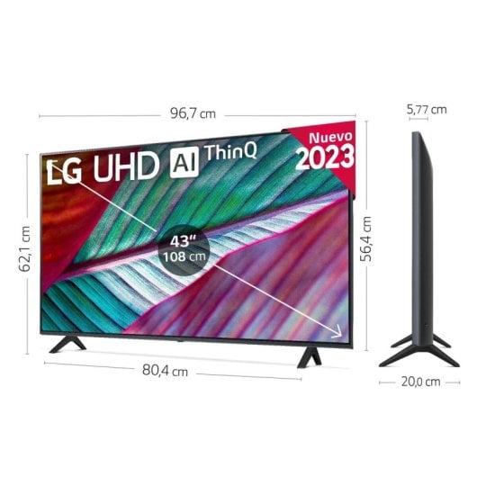 LG 43UR78006LK.AEUD 43" LED UltraHD 4K HDR10 Pro