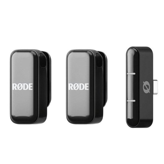 Microphone Rode Wireless Micro USB-C omnidirectionnel compact avec étui de charge