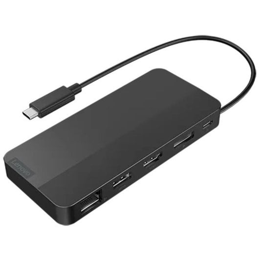 Lenovo USB-C Dual Display Travel Dock 100W HUB USB-C para USB 3.2/USB-C/HDMI/DP/RJ45