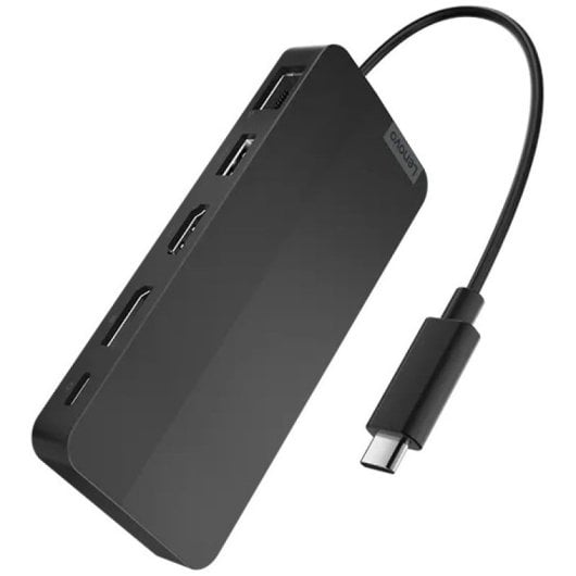 Lenovo USB-C Dual Display Travel Dock 100W HUB USB-C para USB 3.2/USB-C/HDMI/DP/RJ45