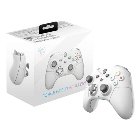 Gamepad MSI FORCE GC300 Wireless White per PC con connessione USB 2.0