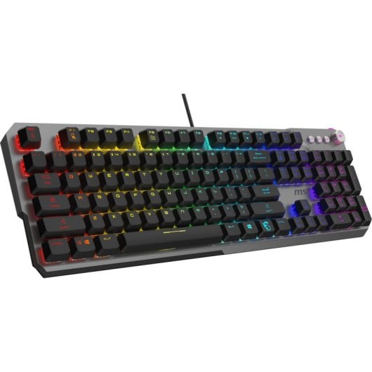 MSI STRIKE 600 SILENT Teclado Gaming Mecánico RGB USB Switch Silent Negro/Gris