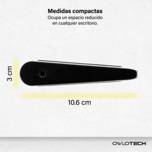 Hub USB-C OWLOTECH Docking 11 em 1 HDMI VGA Ethernet 87W SD TF Design Compacto Cinzento