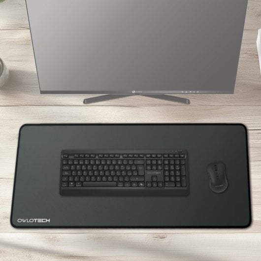 Owlotech Mousepad 70x30cm 2mm Alfombrilla Basic Extended Negra