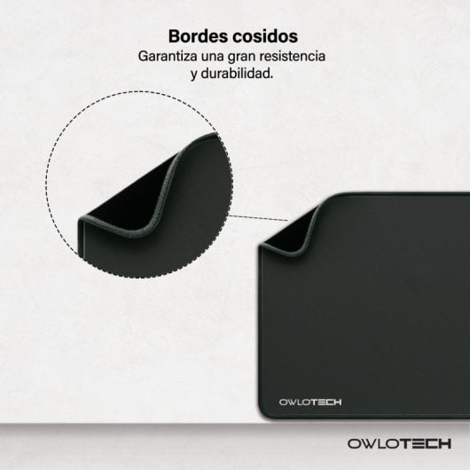 Owlotech Mousepad 80x30cm 2mm Alfombrilla Basic Extended Negra