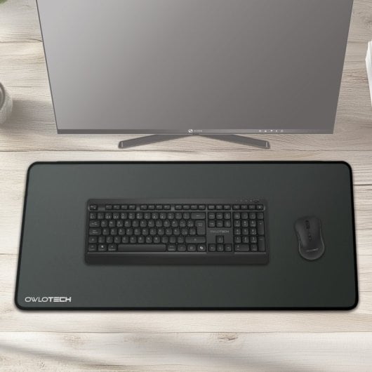 Owlotech Mousepad 80x30cm 2mm Alfombrilla Basic Extended Negra