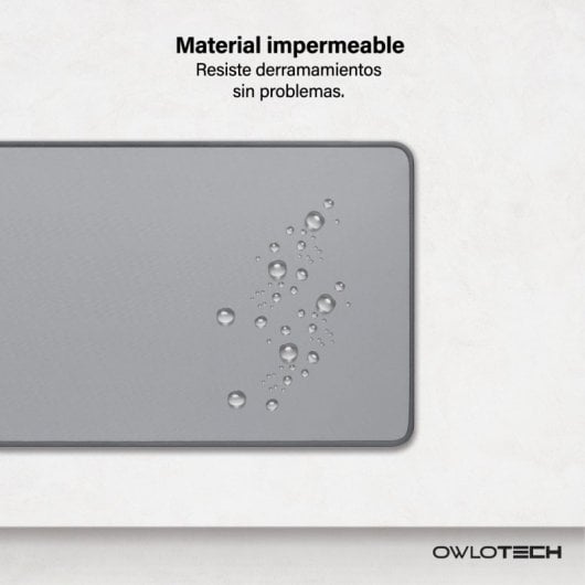 Tapis de souris Owlotech 90 x 40 cm 2 mm Basic Extended Mat Gris