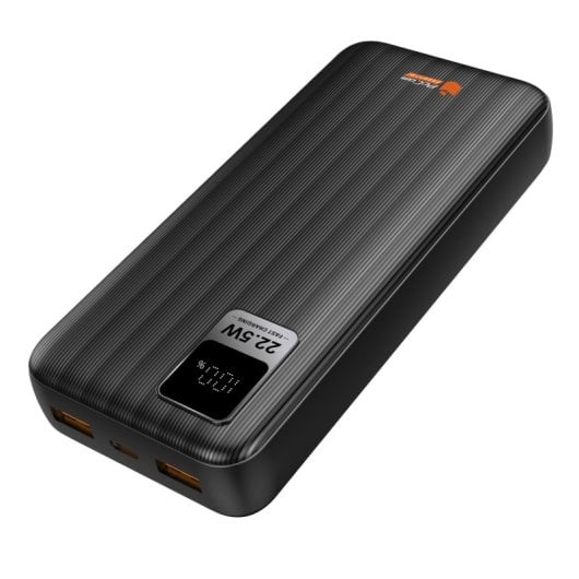 PcCom Essential Powerbank 20.000mAh 20W + Carga Rápida 22.5W con Indicador LED Negro