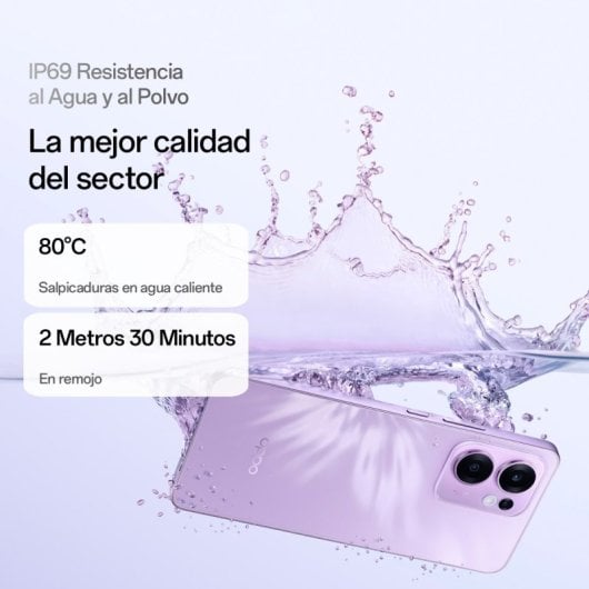 OPPO Reno13 FS 5G Smartphone con IA 12GB/512GB 6.67" 120Hz AMOLED 50MP IP69 5.800mAh 45W Gris