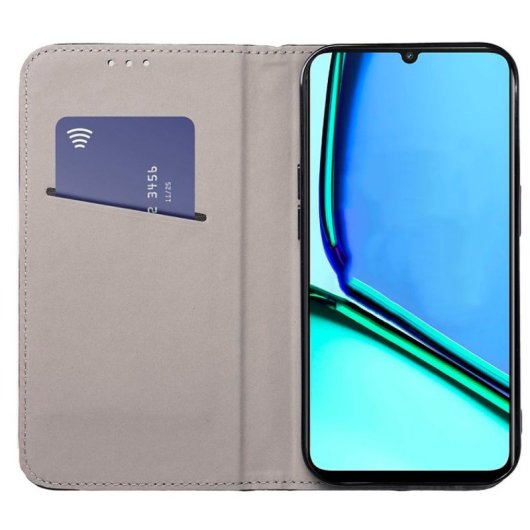 Cool Flip Cover Capa para Realme Note 60 Preta