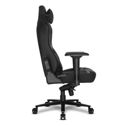 Alpha Gamer Phenix Silla Gaming de Tela con Cojín y Almohada Cervical Negra/Gris