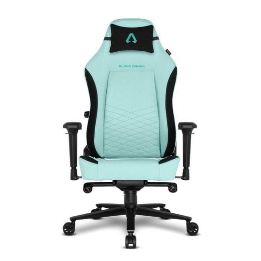 Alpha Gamer Alegra Cadeira Gaming de Tecido com Suporte Lombar Ajustável Verde/Preta