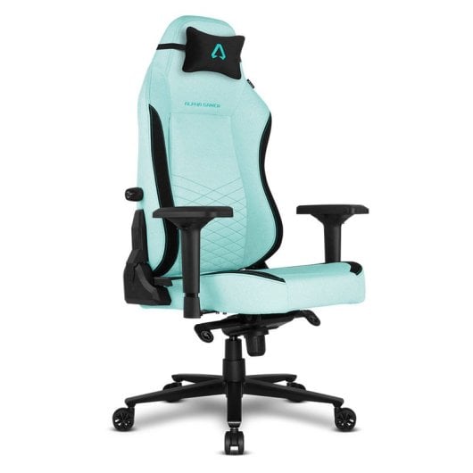 Alpha Gamer Alegra Cadeira Gaming de Tecido com Suporte Lombar Ajustável Verde/Preta