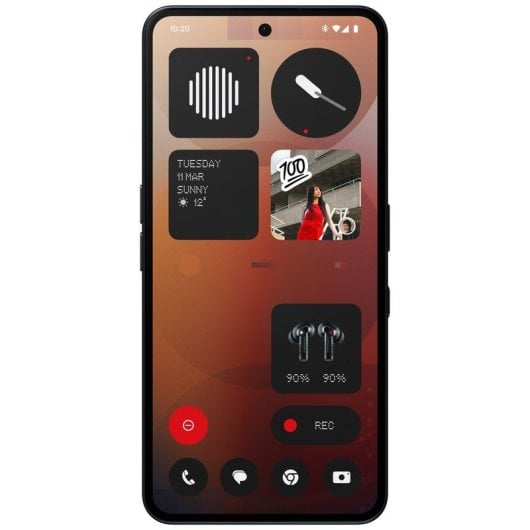 Nothing Phone (3a) Smartphone 8GB/128GB 6.8" AMOLED FHD+ 120Hz 50MP 5000mAh 45W Android 15 Schwarz