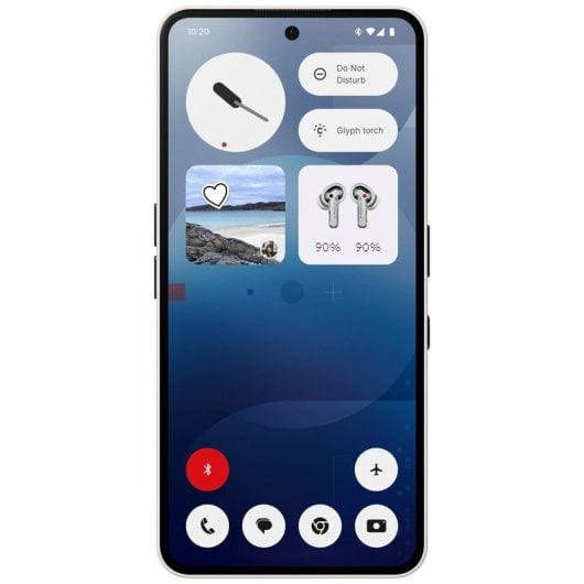 Nothing Phone (3a) Smartphone 12GB/256GB 6.8" AMOLED FHD+ 120Hz 50MP 5000mAh 45W Android 15 Blanco