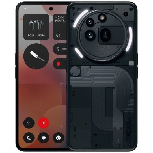 Nothing Phone (3a) Pro Smartphone 12/256GB 6.8" AMOLED FHD+ 120Hz 50MP 5000mAh 45W Android 15 Negro