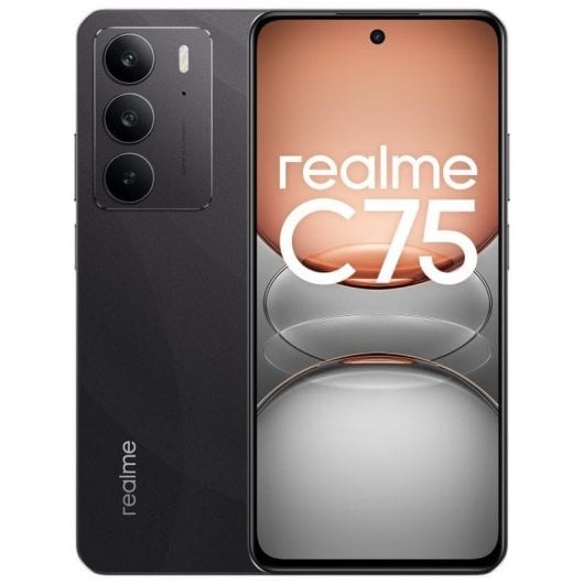 Realme C75 Smartphone 8GB/128GB 6.72" 90Hz IP69 5828mAh 45W Dual SIM Android 14 Negro