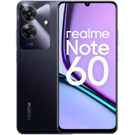 Realme Note 60 Smartphone 4GB/128GB 6.74" 90Hz IP64 5000mAh Android 14 Negro