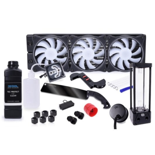 Kit de refroidissement à eau Alphacool Core Hurrican 360 mm XT45 HardTube
