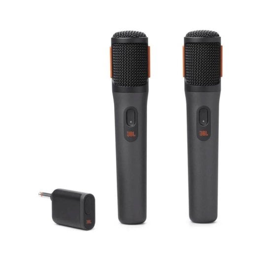 JBL Partybox Pack 2 Micrófonos Inalámbricos Negros